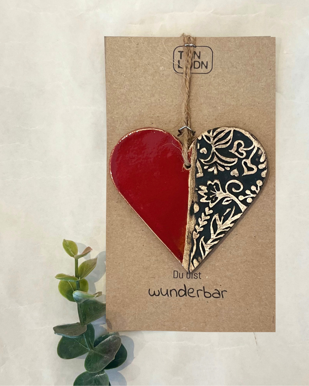 Herz - Geschenk mit Spruch