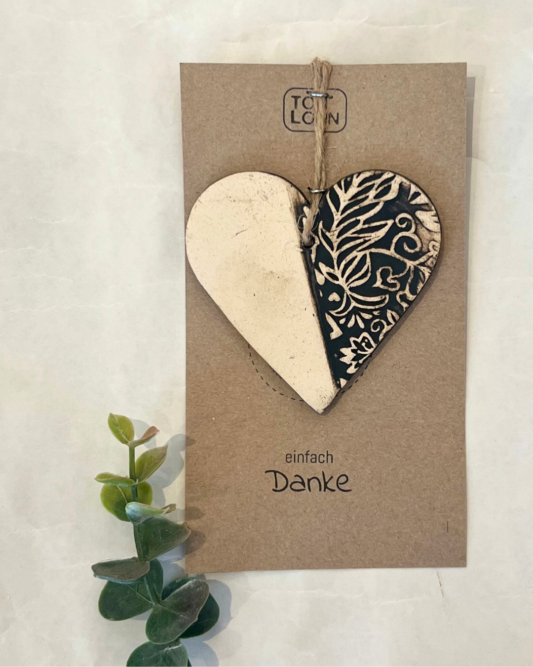 Herz - Geschenk mit Spruch