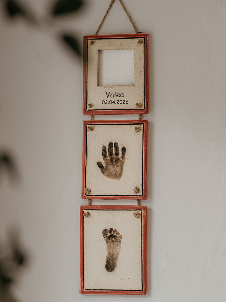 Hand- und Fußabdruck