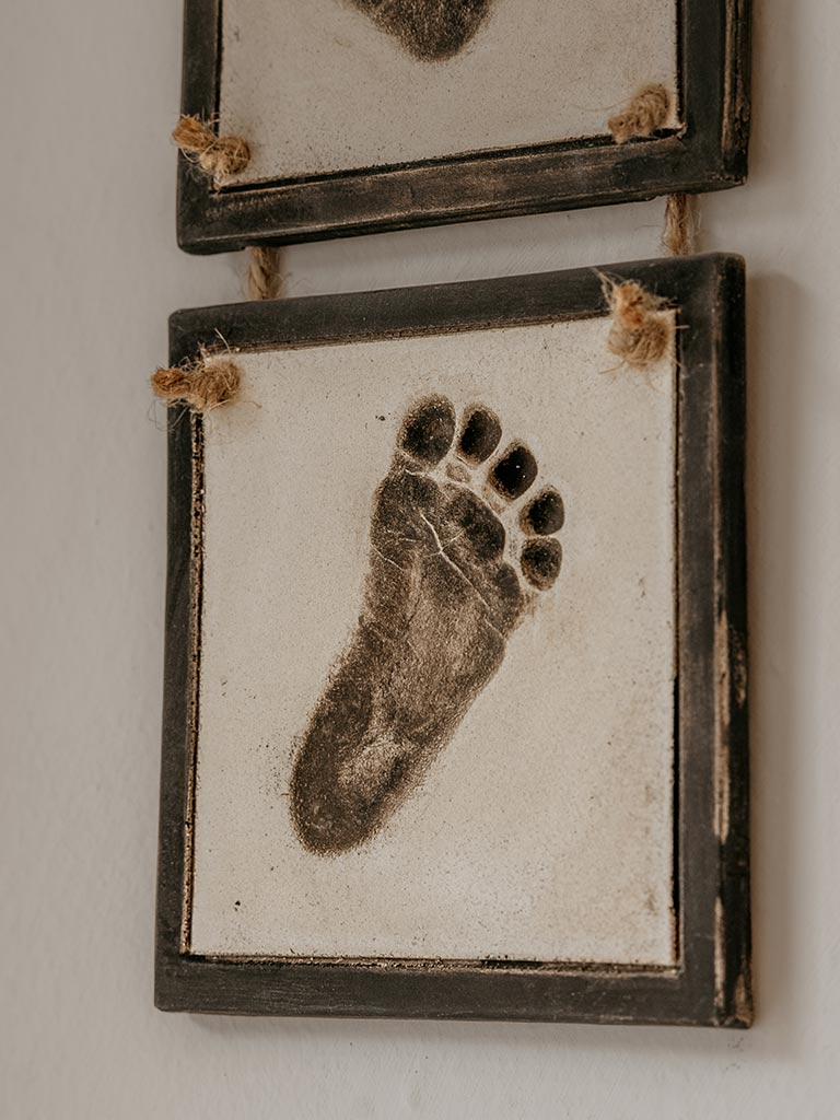 Hand- und Fußabdruck